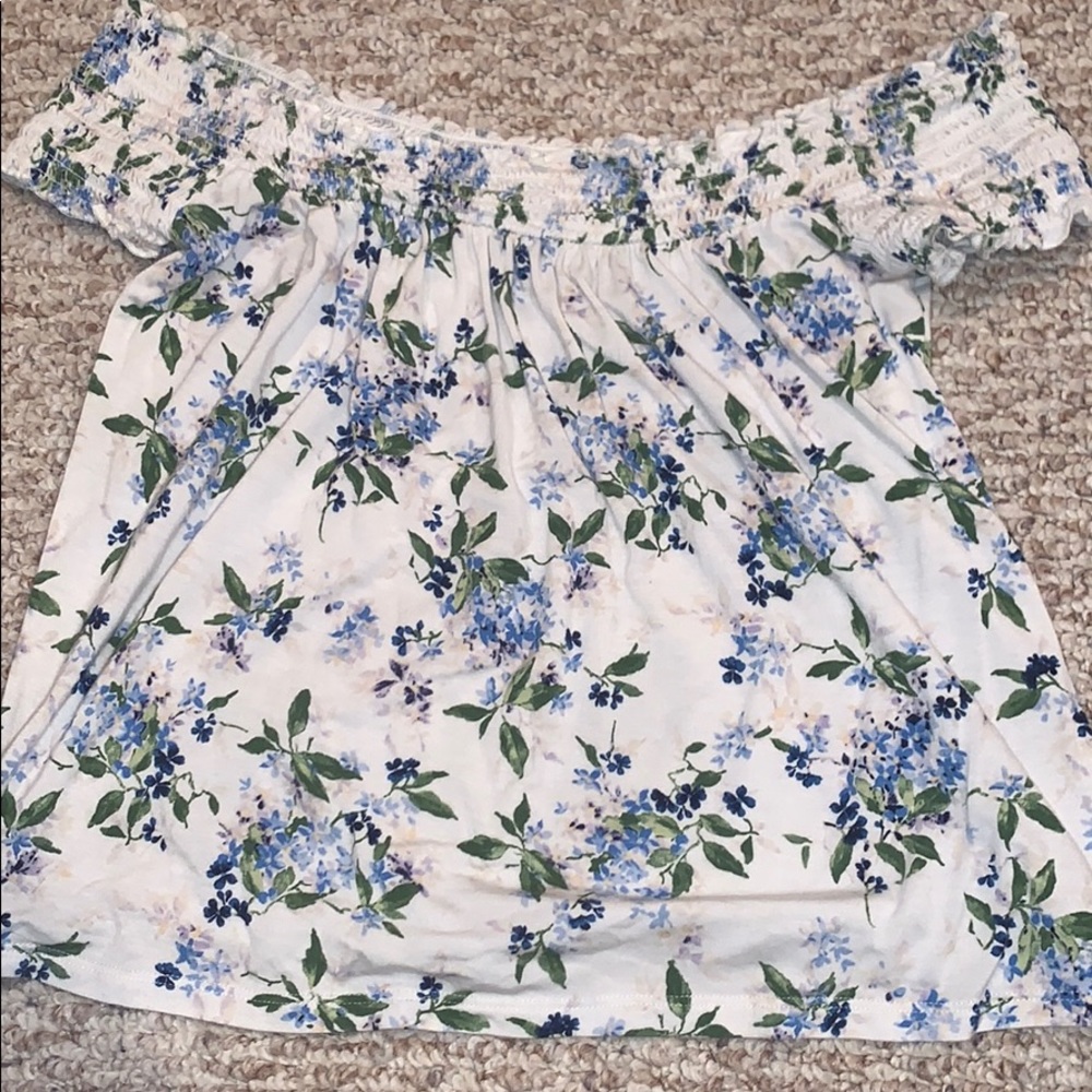 american eagle off the shoulder top